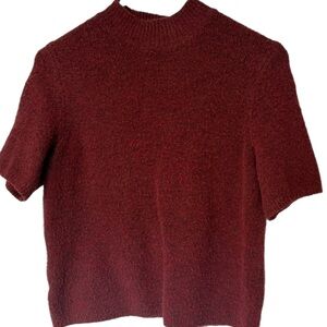 LOFT Maroon Knit Top